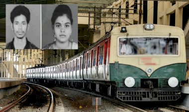 தண்டவாளத்தை கடந்து செல்ல முயன்ற காதல் ஜோடி: மின்சார ரெயில் மோதி பலியான சோகம்